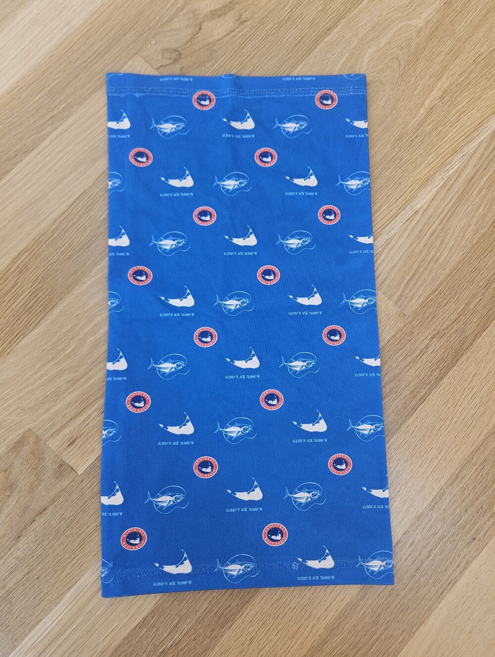 Nantucket Boat Basin Blue Neck Gaiter - Sun Protective Swim Accessory